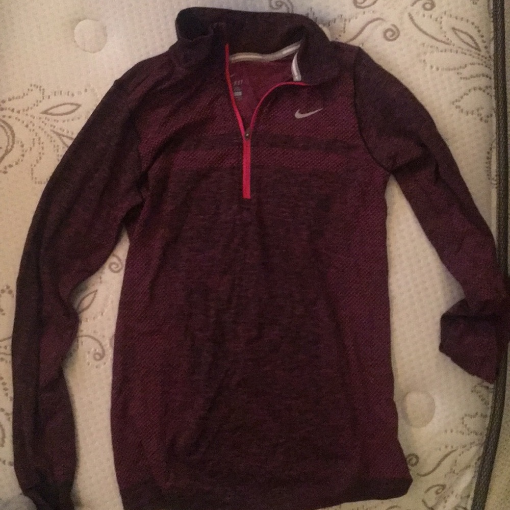 Nike Dry Fit 3/4 Zip-up Pullover